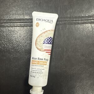 BIOAQUA Rice Raw Pulp Hand Cream 30g Added Rice Extract Moisturizing Lotion